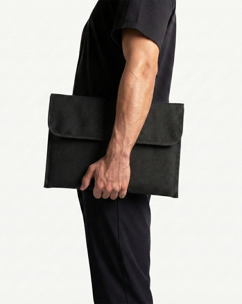 Black Kanvas Laptop Case