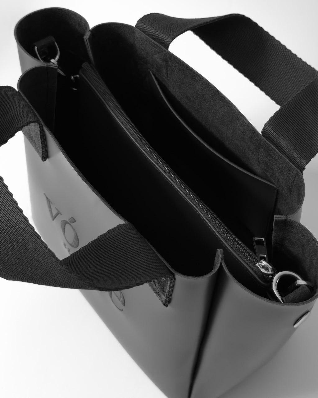 Black Deri Tote Bag