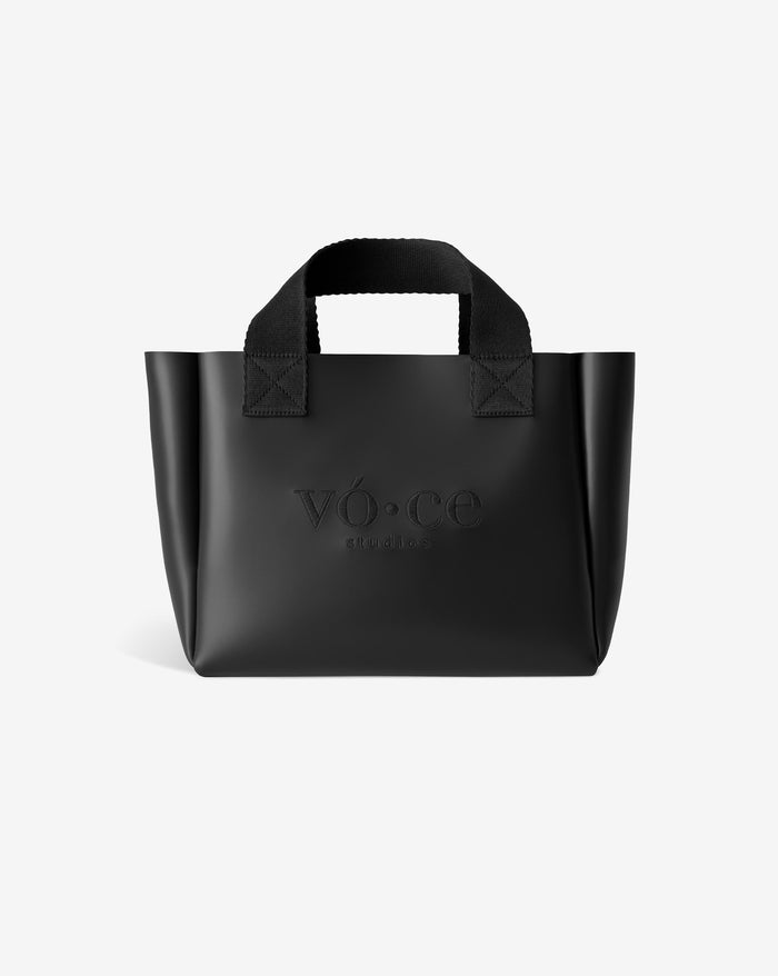 Black Deri Tote Bag