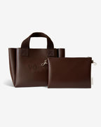 Brown Deri Tote Bag