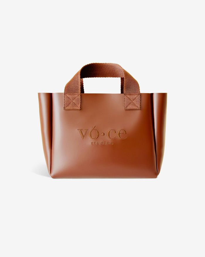 Camel Deri Tote Bag