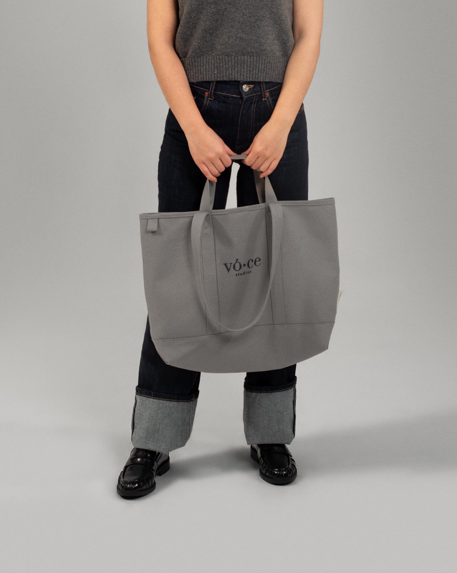 Colorpop Dark Grey Kanvas Bag