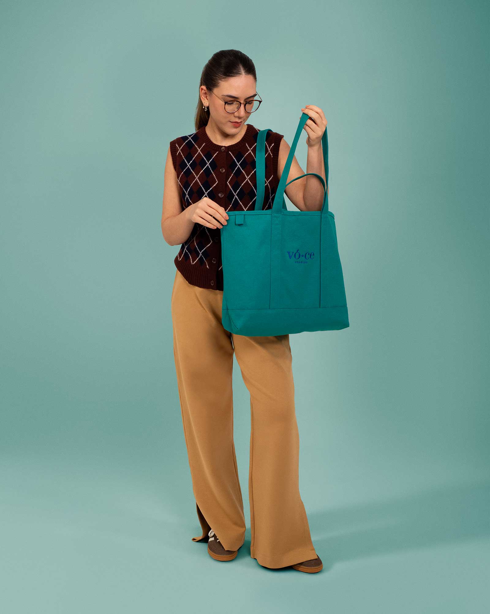 Colorpop Mint Ocean Kanvas Bag