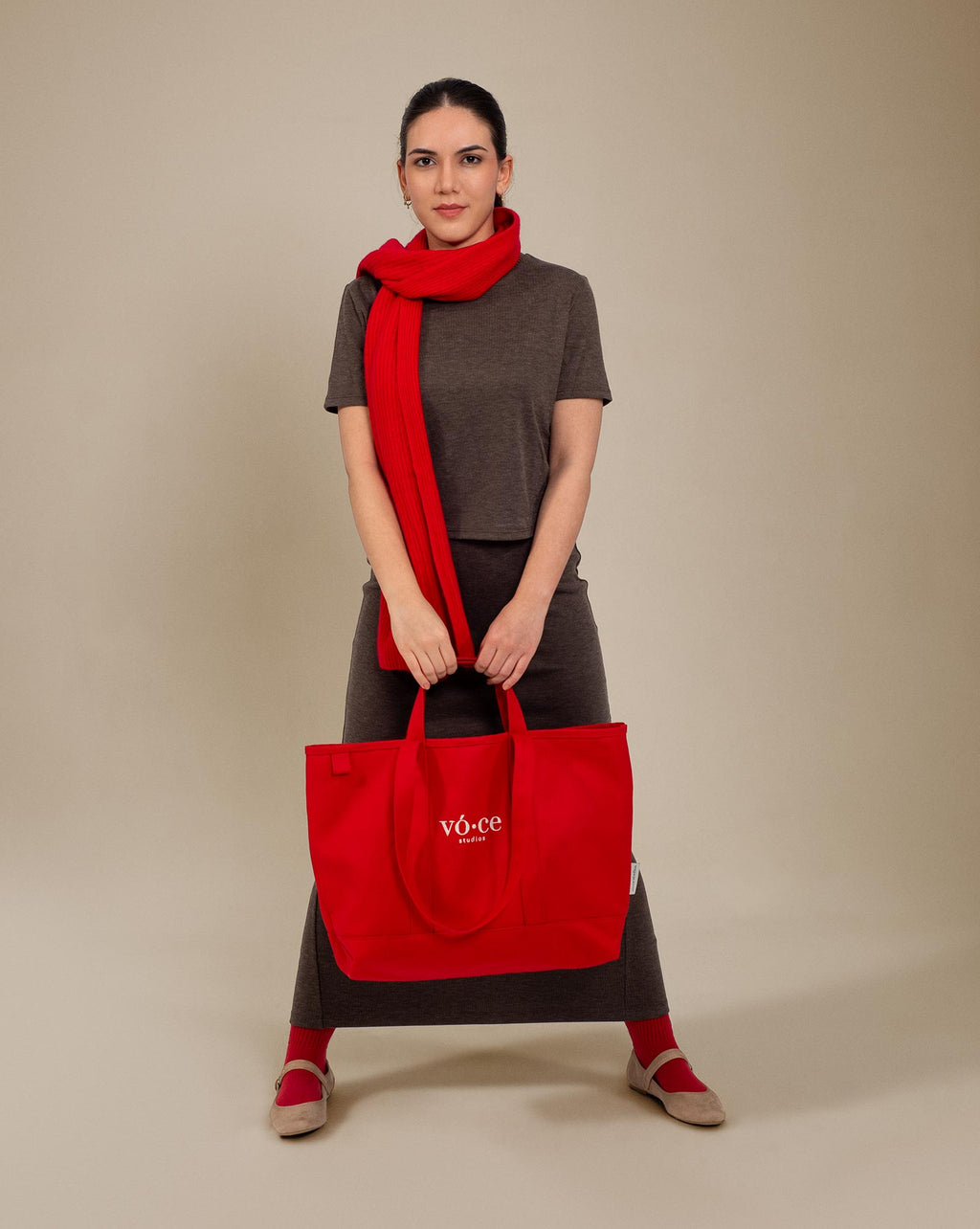 Colorpop Red Blush Kanvas Bag