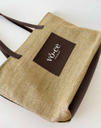 Hasır Çanta – Amber Yellow