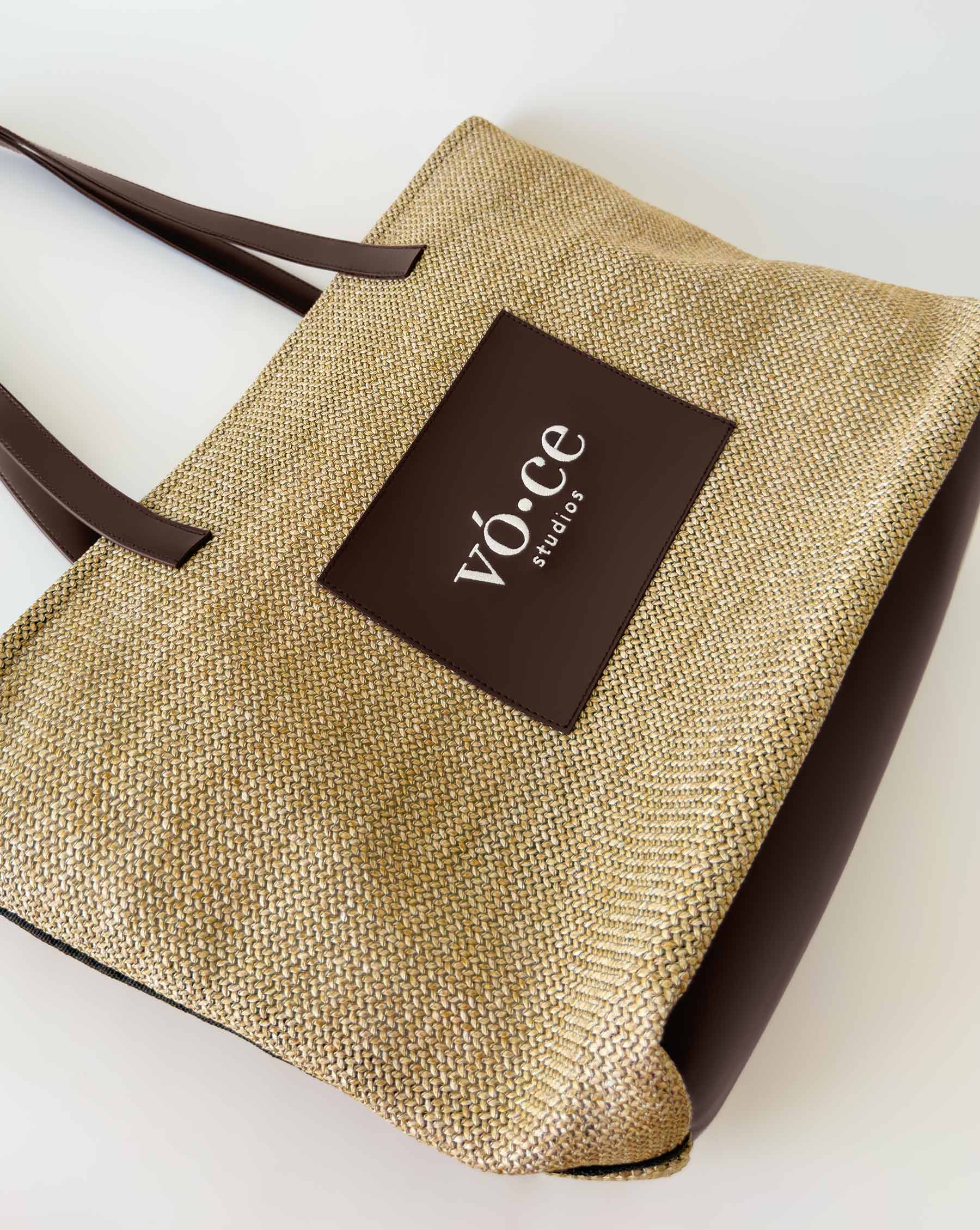 Hasır Çanta – Amber Yellow