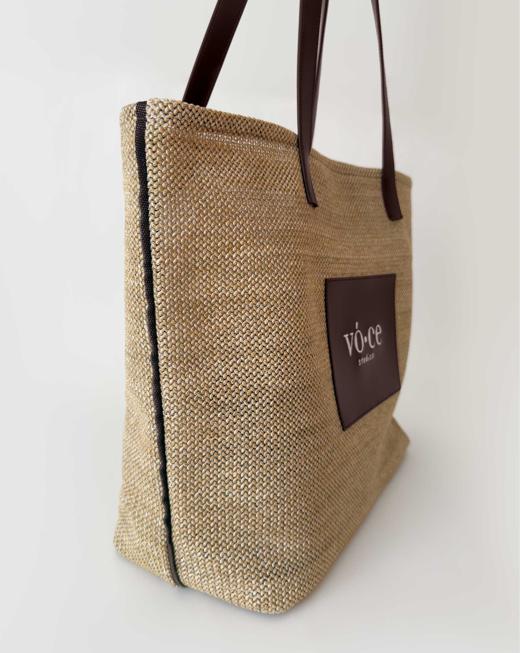 Hasır Çanta – Amber Yellow