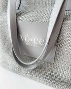 Hasır Çanta – Cool Grey