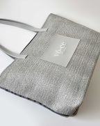 Hasır Çanta – Cool Grey