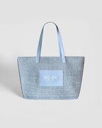 Hasır Çanta – Pastel Blue