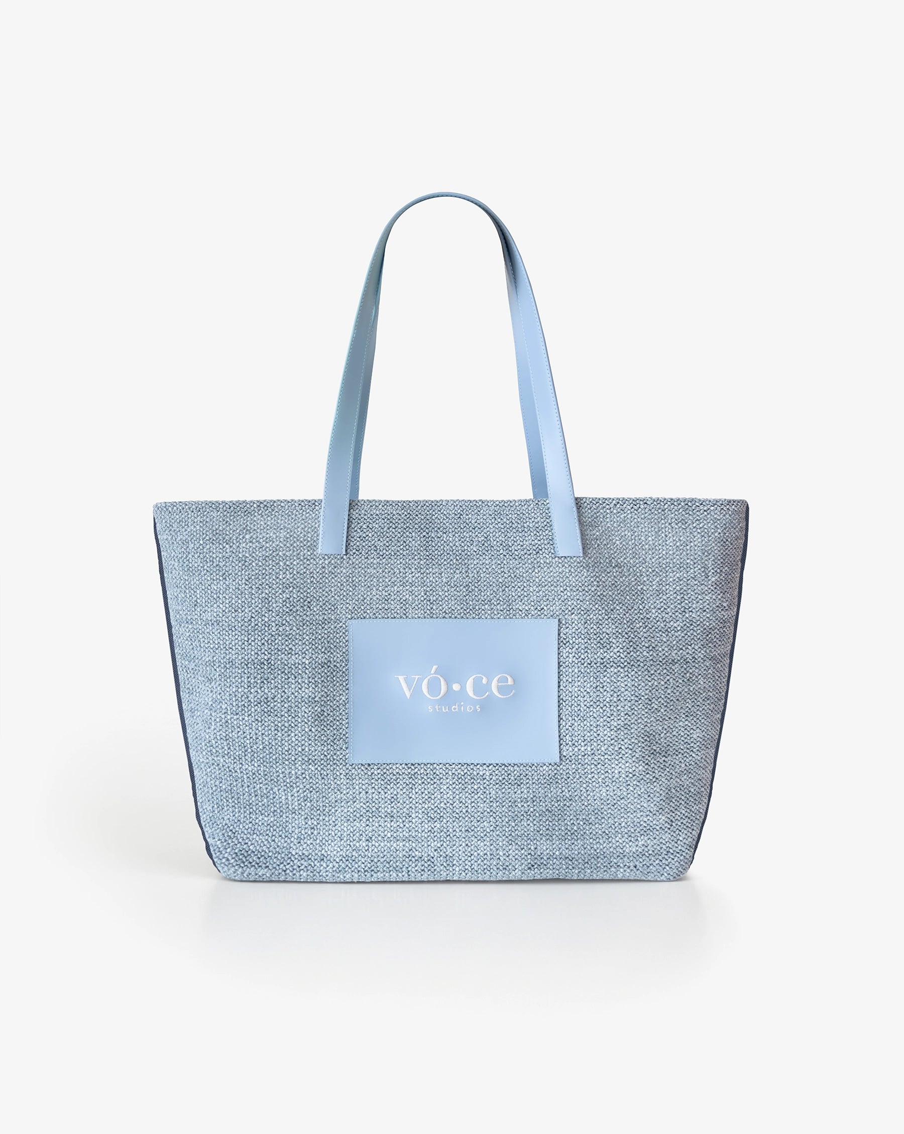 Hasır Çanta – Pastel Blue