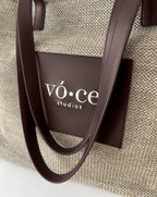 Hasır Çanta – Nude Brown