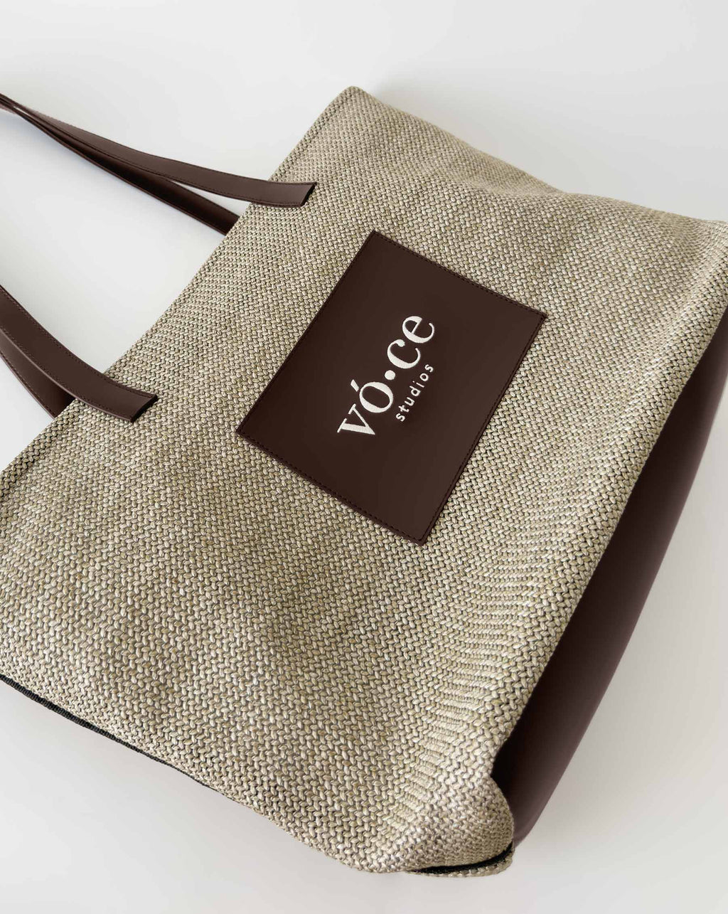 Hasır Çanta – Nude Brown
