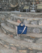 Kanvas Blue Medium Bag