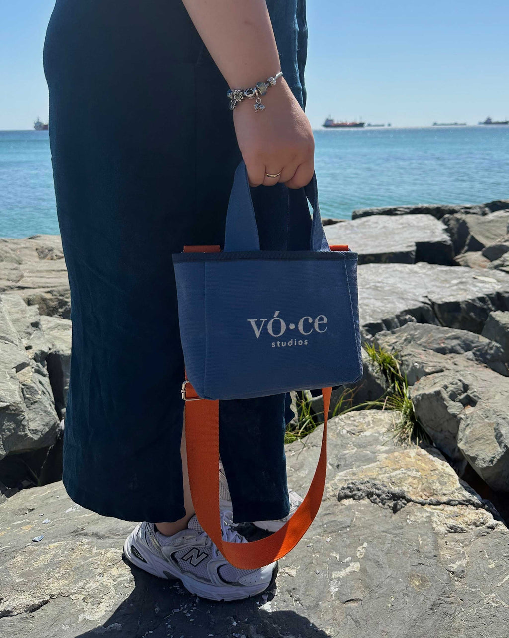 Kanvas Blue Mini Bag