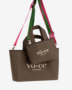 Kanvas Brown Medium Bag