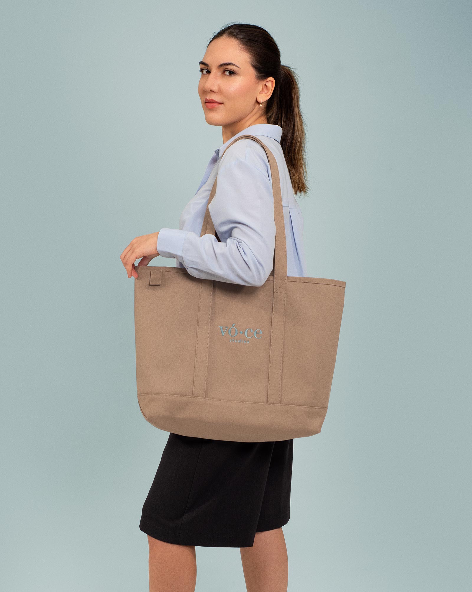 Colorpop Soft Brown Kanvas Bag