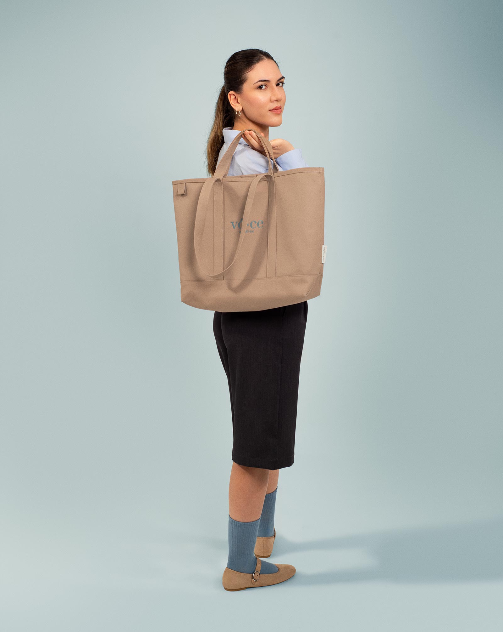 Colorpop Soft Brown Kanvas Bag